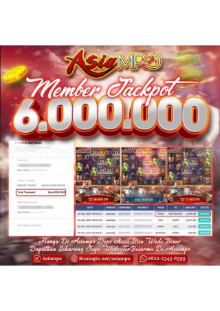 ASIAMPO MEMBER JACKPOT 6jt