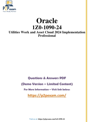 1Z0-1090-24 Questions and Answers pdf dumps