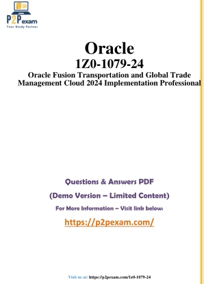 1Z0-1079-24 Questions and Answers pdf dumps