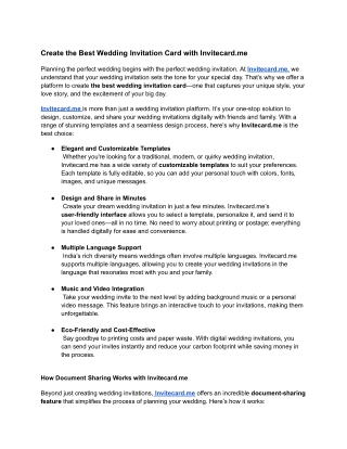 wedding invatation website