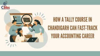 Learn Tally ERP 9 & GST with Top Tally Course in Chandigarh