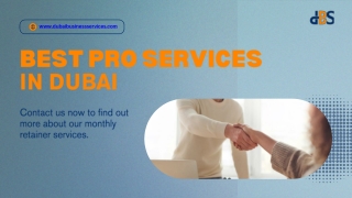 Best Pro Services in Dubai – Trusted by DBS Business Setup
