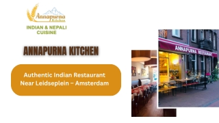 Authentic Indian Restaurant near Leidseplein – Annapurna Kitchen