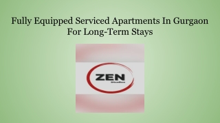 Fully Equipped Serviced Apartments In Gurgaon For Long-Term Stays