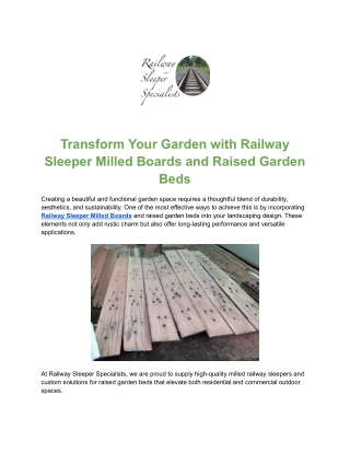 Sleepers For Sale – Hardwood, Softwood & Recycled Options