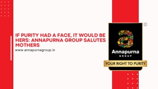 If Purity Had a Face, It Would Be Hers Annapurna Group Salutes Mothers (1)