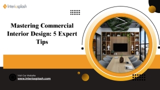 Mastering Commercial Interior Design 5 Expert Tips