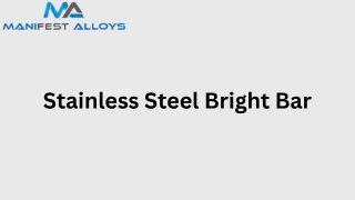 Stainless Steel Bright Bar