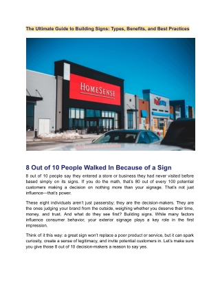 The Ultimate Guide to Building Signs_ Types, Benefits, and Best Practices