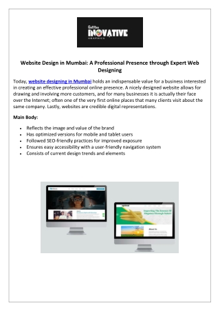 Website Design in Mumbai