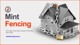 Mint Fencing Trading Presentation