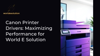 Canon Printer Drivers