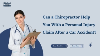 Can a Chiropractor Help You With a Personal Injury Claim After a Car Accident?