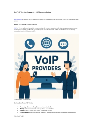 Best VoIP Services Compared – 2025 Review