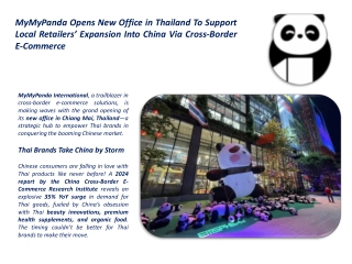 Cross-Border E-Commerce