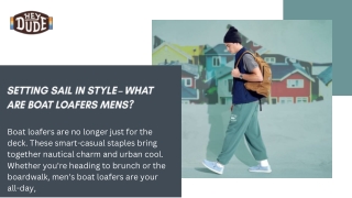 Lightweight Legends – Men’s Boat Loafers by HEYDUDE