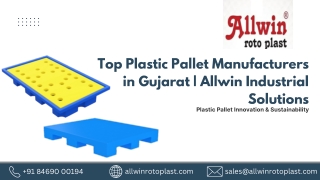 Top Plastic Pallet Manufacturers in Gujarat  Allwin Industrial Solutions