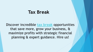 Tax Break