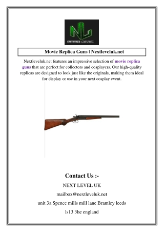 Movie Replica Guns  Nextleveluk.net