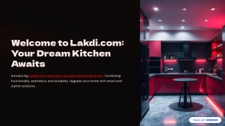 Lakdi.com Modular Kitchen Furniture: Stylish & Functional Solutions