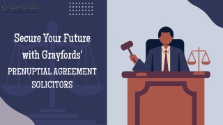 Secure Your Future with Grayfords' Prenuptial Agreement Solicitors