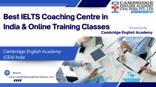 Best IELTS Coaching Centre in India