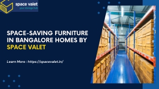 Space-Saving Furniture in Bangalore Homes by Space Valet