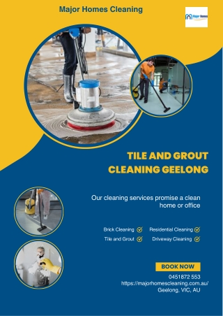Tile and Grout Cleaning Geelong
