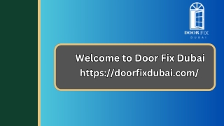 Villa Door Repair Services in Dubai