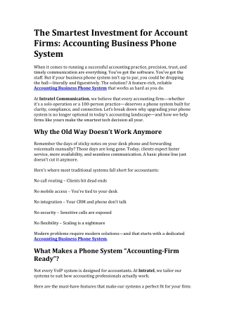 The Smartest Investment for Account Firms