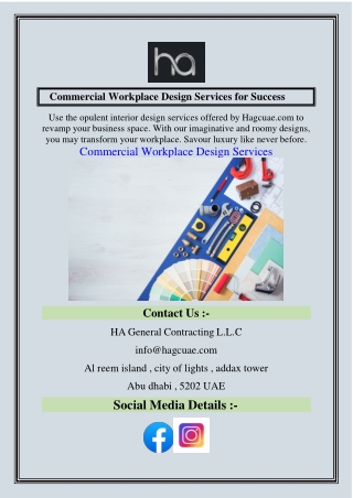 Commercial Workplace Design Services for Success