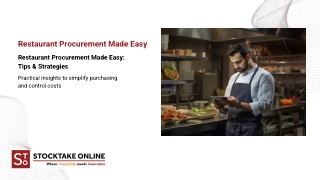 Restaurant Procurement Made Easy