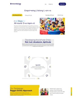 Best preschool in Thane | Universal High School Thane