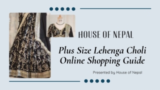 Plus Size Lehenga Choli Online Shopping Guide