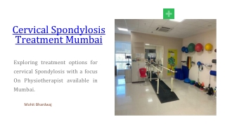 Cervical Spondylosis Physiotherapy Treatmentin Mumbai