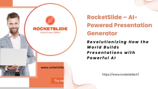 RocketSlide – AI-Powered Presentation Generator for Professionals