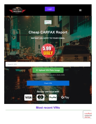 Chaep Carfax Report