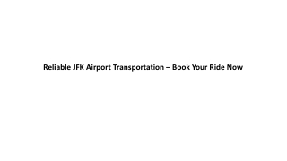 jfk airport transportation