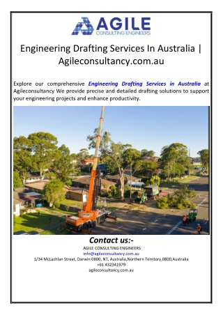 Engineering Drafting Services In Australia | Agileconsultancy.com.au