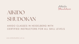 Aikido Classes in Heidelberg with Certified Instructors for All Skill Levels