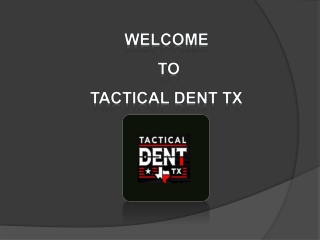 Paintless Dent Repair Frisco TX | Tactical Dent TX