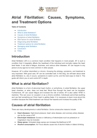 Atrial Fibrillation_ Causes, Symptoms, and Treatment Options
