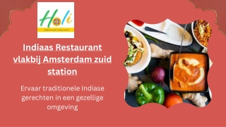 Indiaas restaurant vlakbij Amsterdam zuid station