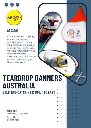 Teardrop Banners Australia