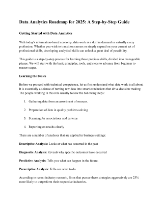 Data Analytics Roadmap for 2025_ A Step-by-Step Guide
