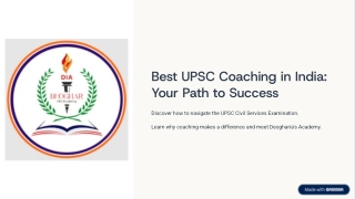 Best UPSC Coaching in India Your Path to Success