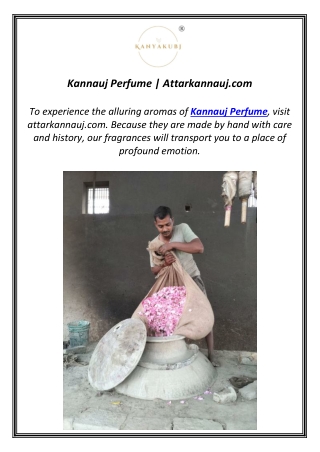 Kannauj Perfume | Attarkannauj.com