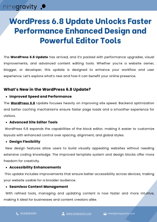 WordPress 6.8 Update Unlocks Faster Performance Enhanced Design and Powerful Editor Tools