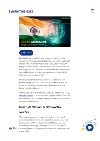 India’s AI Mission: Rolling Out 18,000 GPUs for AI Workloads