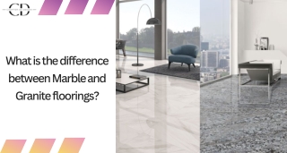 What is the difference between Marble and Granite floorings